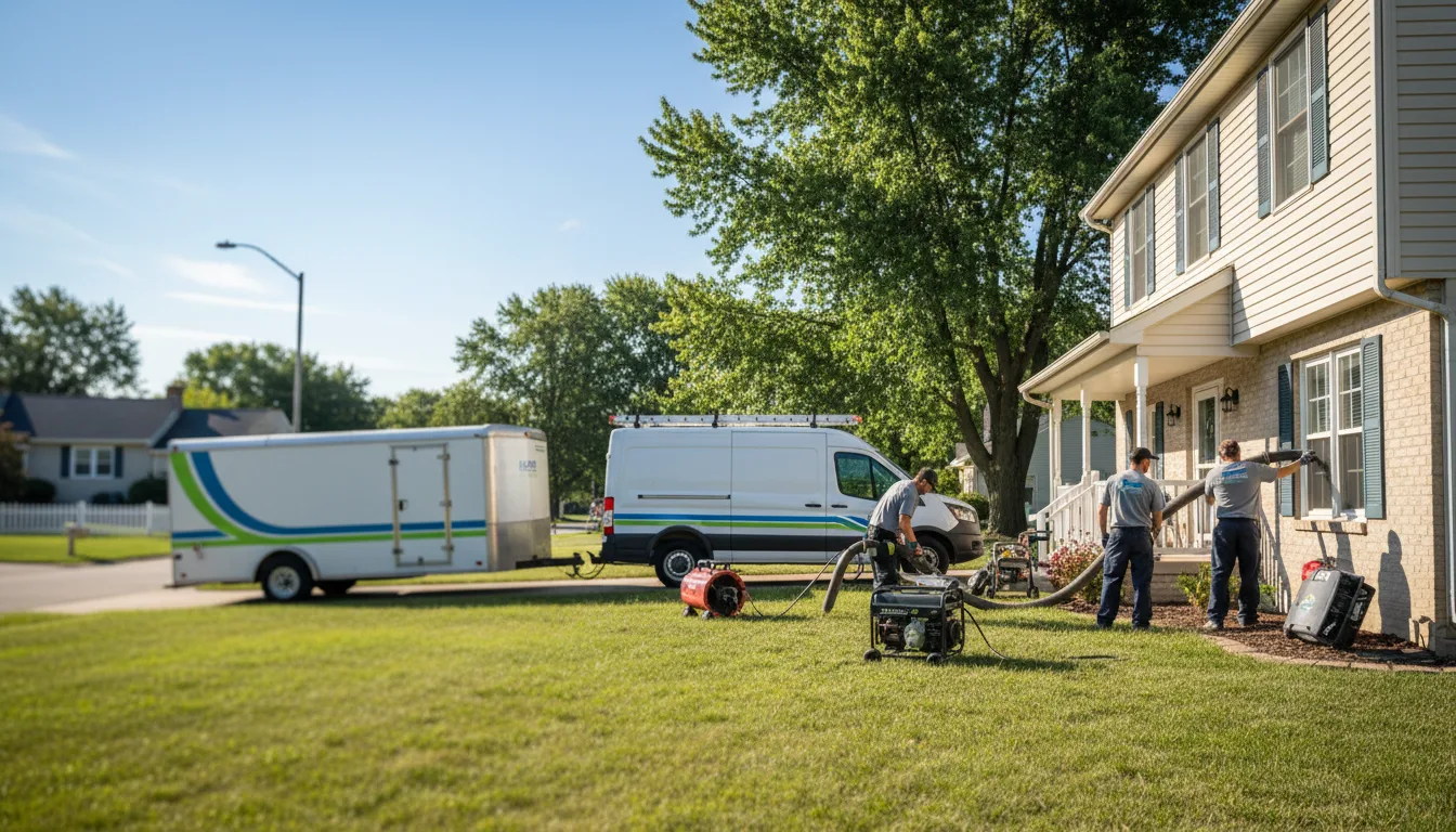 Flooded Basement Restoration And Cleanup With Repair in Cambridge, MN near me